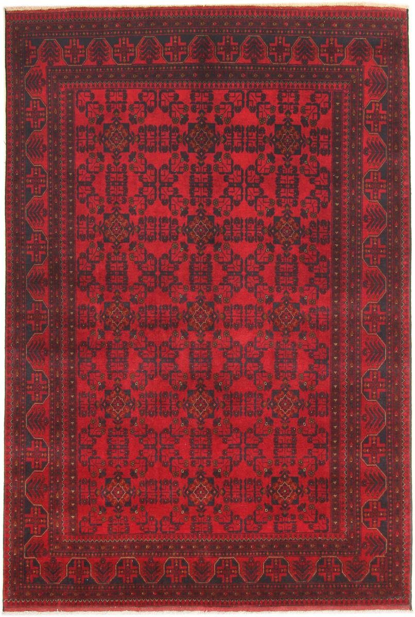 Orientteppich Khal Mohammadi 198x294 Handgeknüpfter Orientteppich, Nain Trading, rechteckig, Höhe: 6 mm