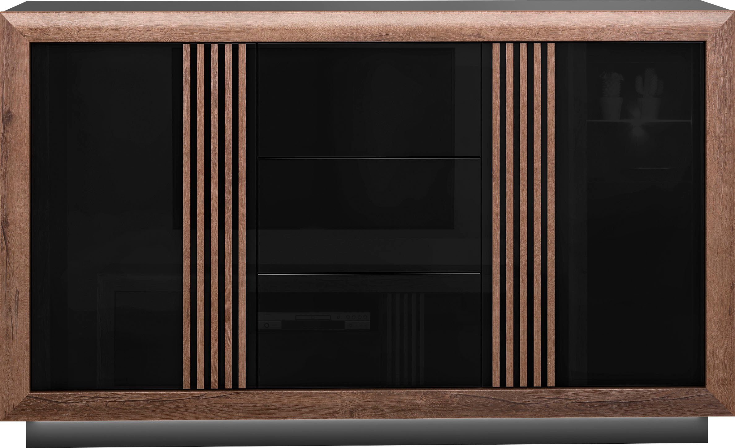 FORTE Sideboard Savona, Breite 162 cm, inkl. Sockelbeleuchtung
