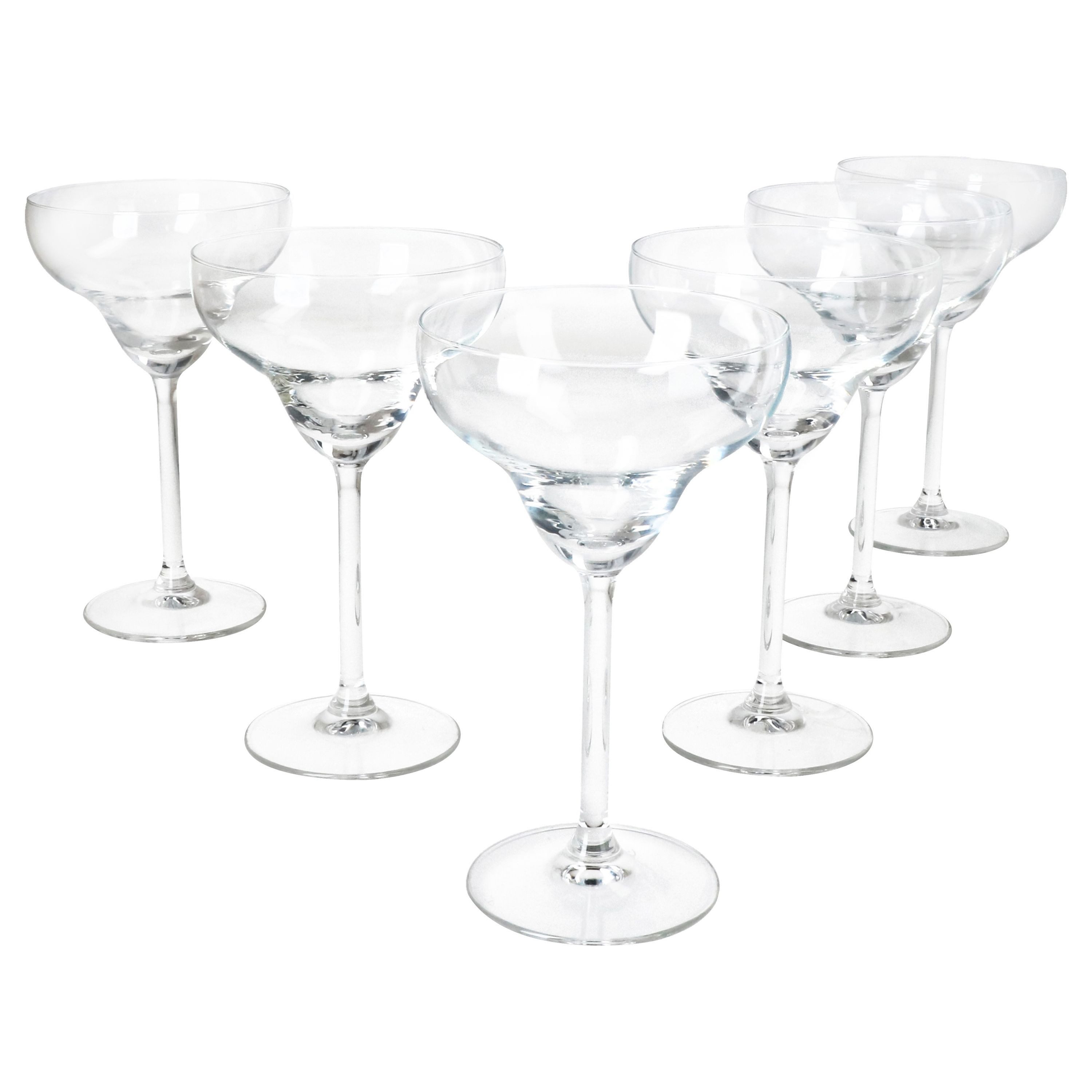 MamboCat Cocktailglas 6x Margarita Gläser mit Fuß Drinks Cocktail-Glas Feier Partys, Glas