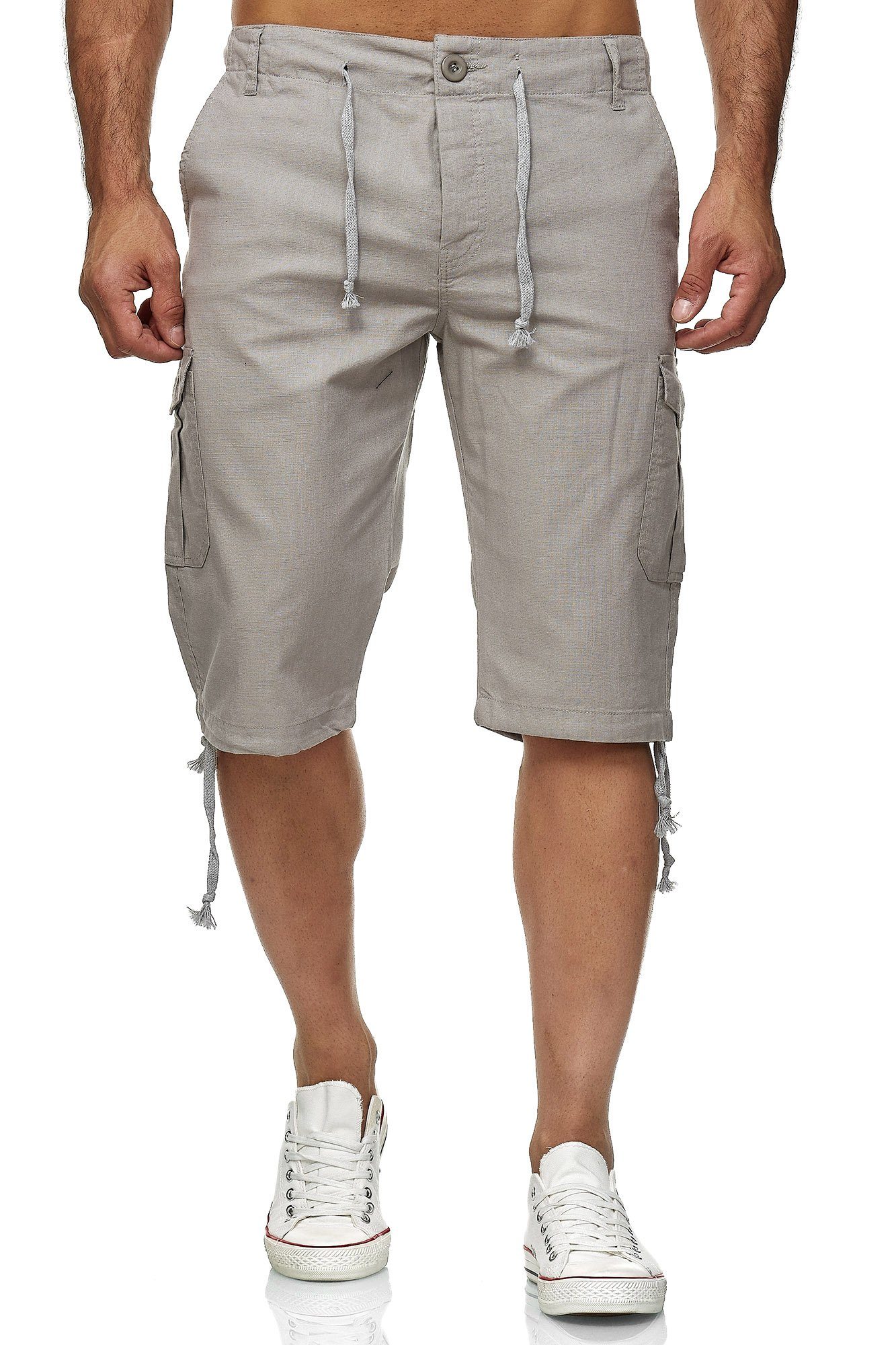 Reslad Leinenhose Reslad Leinen Cargo Shorts günstig online kaufen