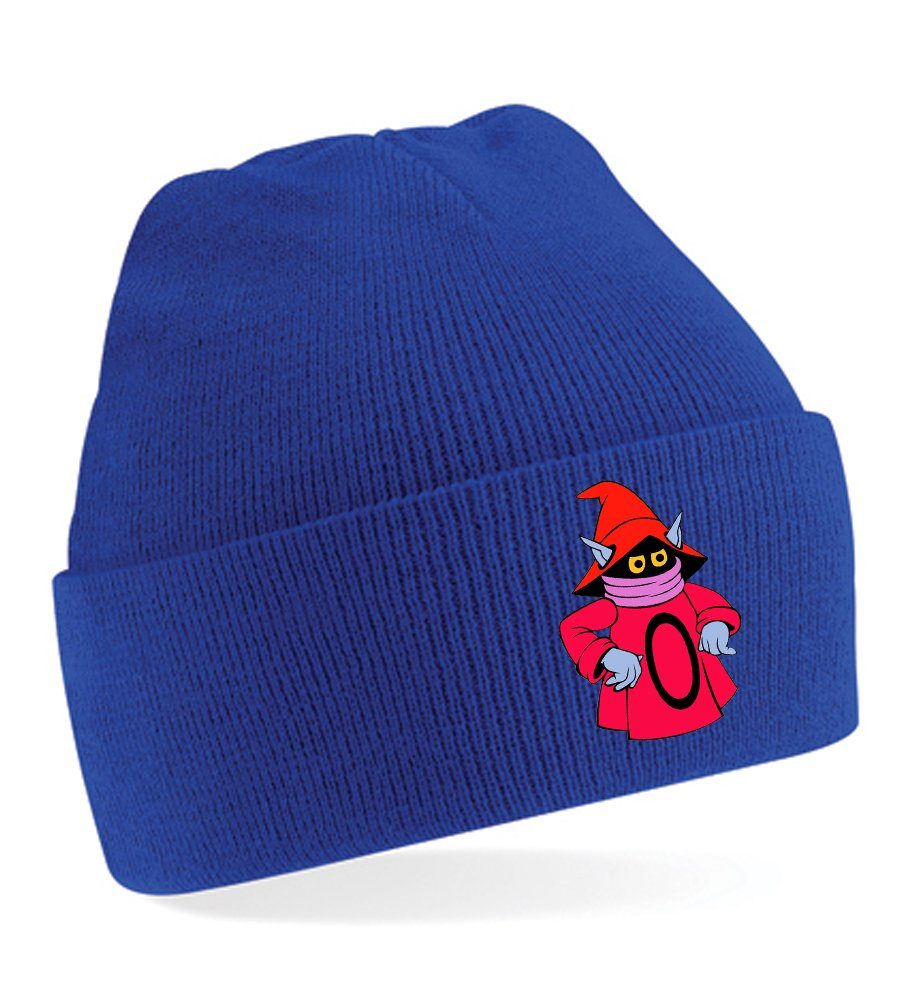 Blondie & Motu Unisex Universe Master Orko of Brownie the Mütze He-Man Royalblau Erwachsenen Beanie