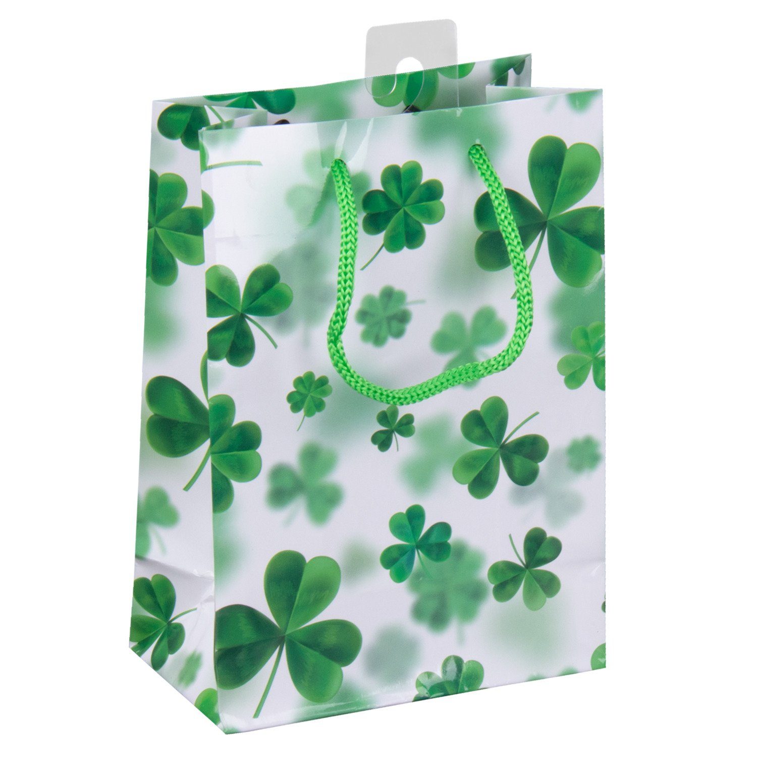 Idena Tragetasche Idena Geschenkt. FSC-Mix Glücksklee, S 16x12x6cm günstig online kaufen