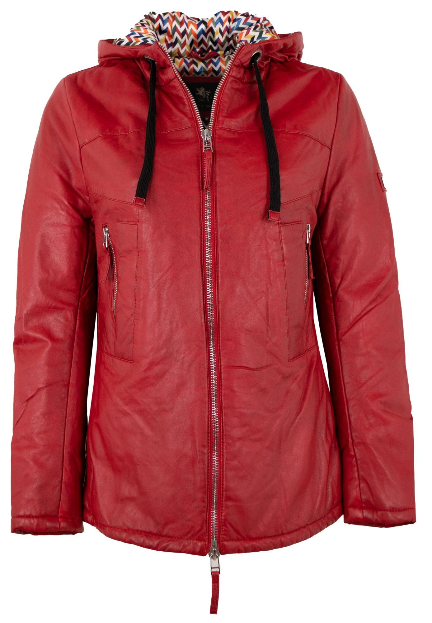 Otto Kern Lederjacke Wendy Echtleder Damen Lederjacke Lammnappa rot