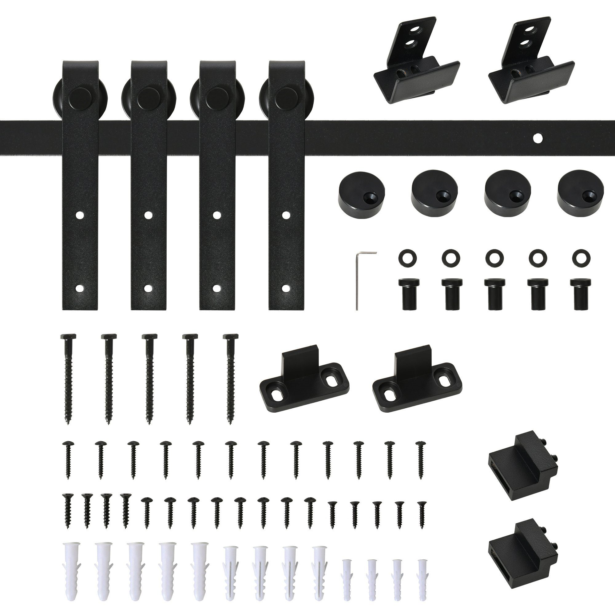 HOMCOM Türbeschlag Schiebetor (Set, 6 St., günstig online kaufen