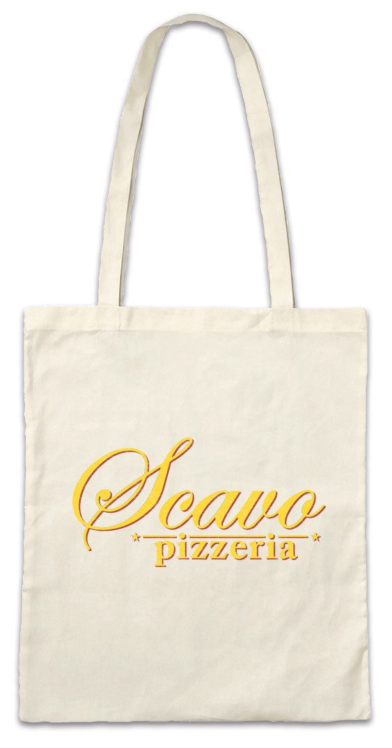 Beuteltasche Scavo Pizzeria Stofftasche Symbol Housewives Sign Logo Desperate