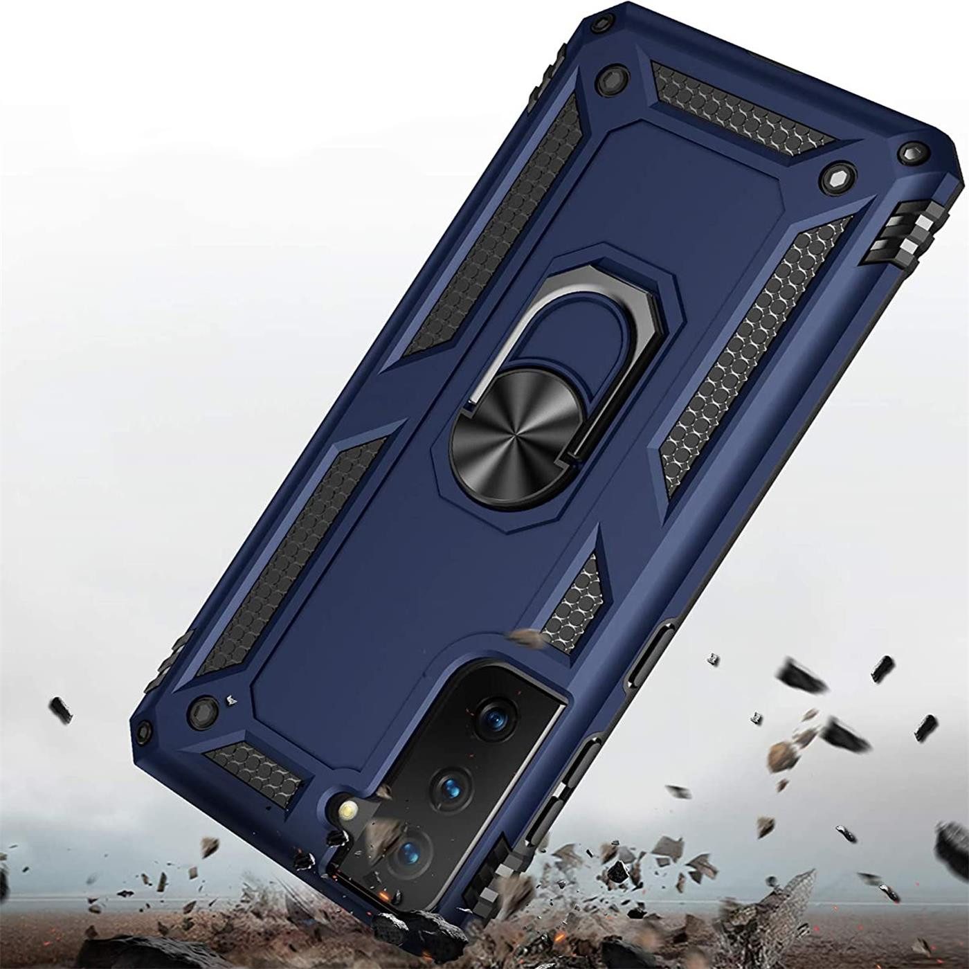CoolGadget Handyhülle Armor Shield Case für Samsung Galaxy S21 FE 6,4 Zoll, Outdoor Cover mit Magnet Ringhalterung Handy Hülle für Samsung S21 FE – Bild 5 von 5