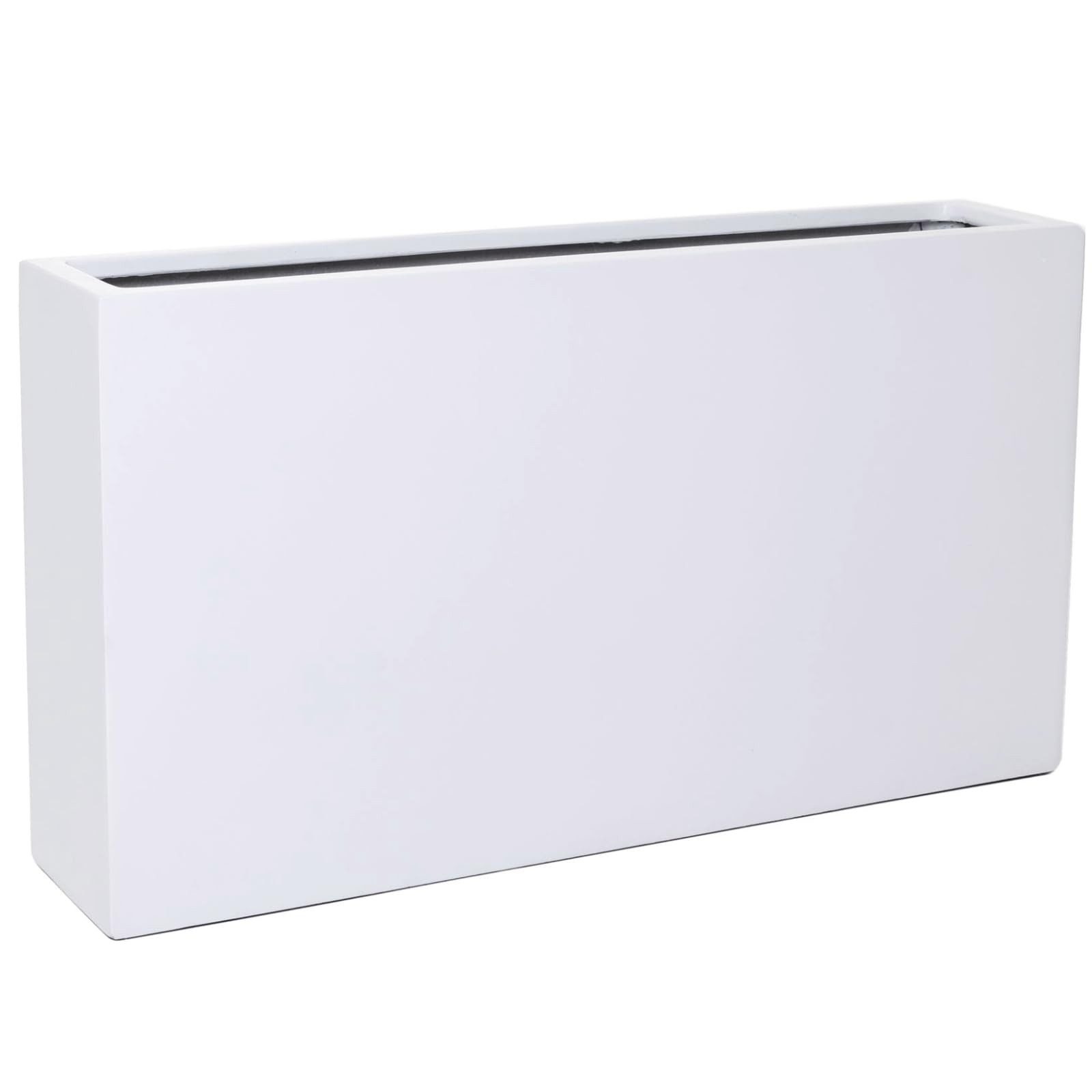 VIVANNO Pflanzkübel Fiberglas ELEMENTO SLIM Kasten - Weiß Matt (1 St), 90x2 günstig online kaufen