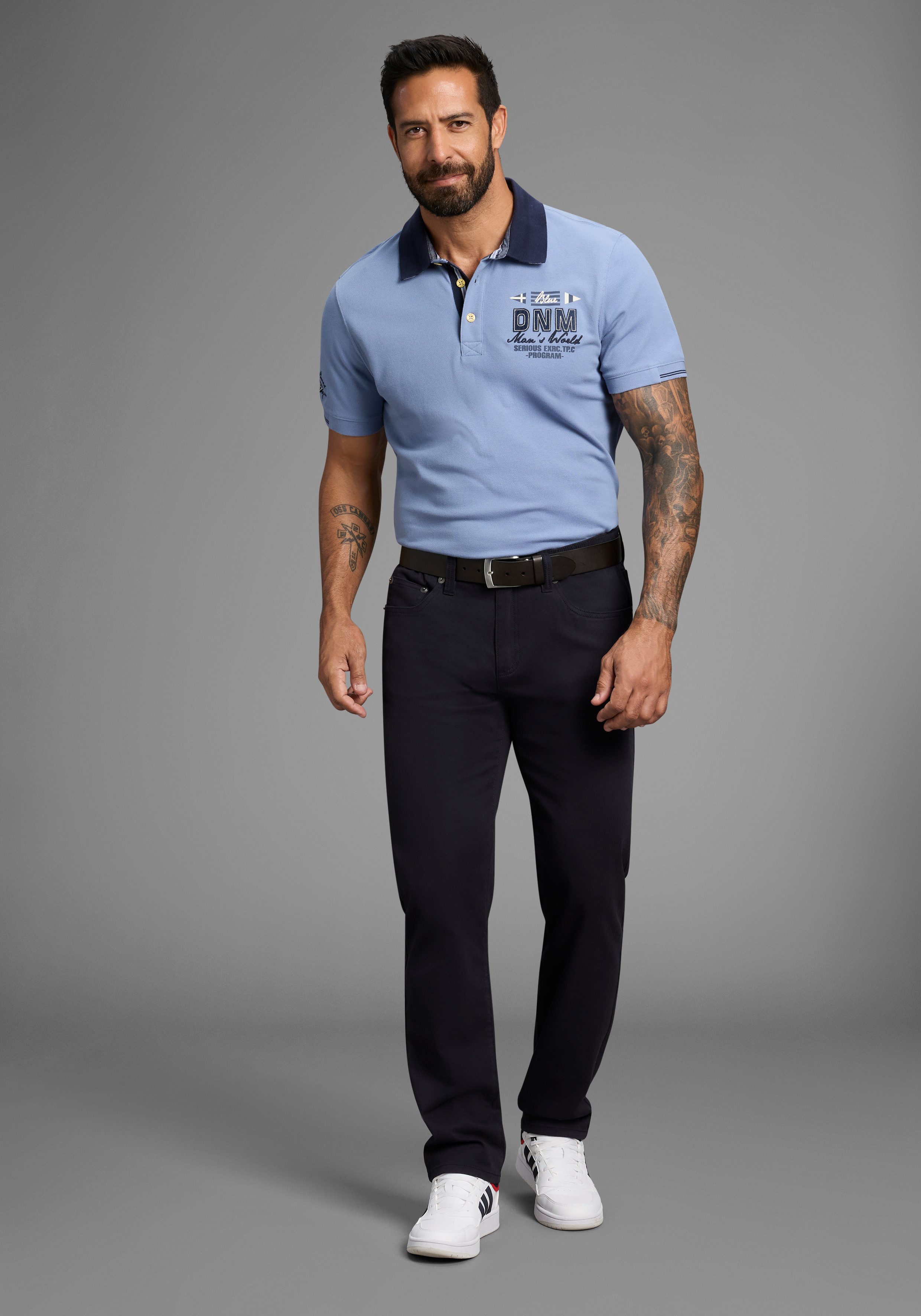 Man's World 5-Pocket-Hose Stretchhose mit Dehnbund – Bild 4 von 5