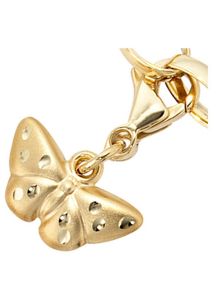 Gold 333 Schmetterling, JOBO Charm Schmetterling