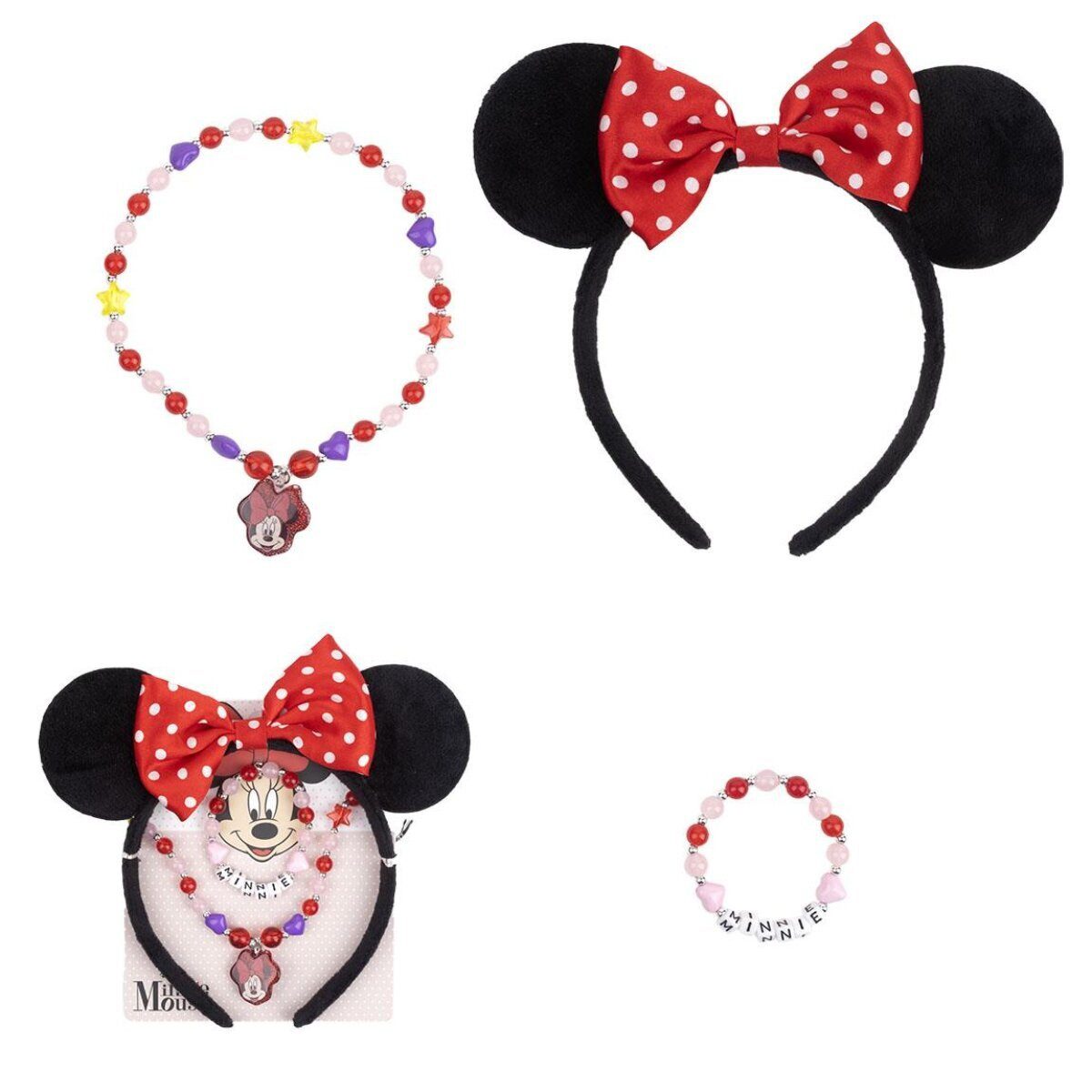 Disney Schmuckset Disney Minnie Schmuckset Kinder Kinderschmuck & Accessoire-Set