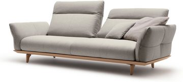 hülsta sofa 3,5-Sitzer hs.460, Sockel in Eiche, Füße Eiche natur, Breite 228 cm