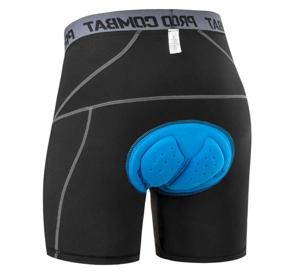 Blusmart Radlerhose Atmungsaktive Radunterwäsche für Damen und Herren (Mesh-Einsatz und Gel-Polsterung, Stoßdämpfende MTB-Radunterwäsche) Für Sport, Reiten, Fahrrad, Fahrrad, MTB