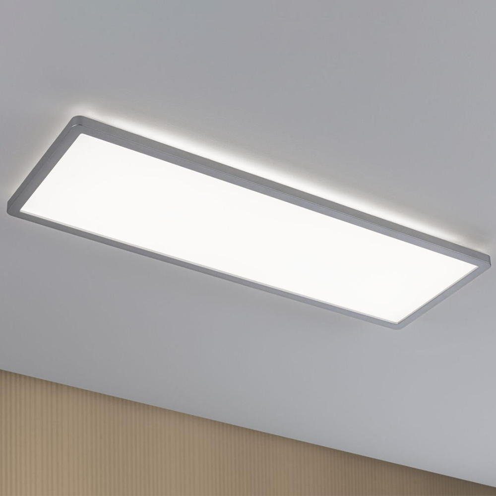 Paulmann LED Panel LED verbaut, 1800lm Shine enthalten: 4000, Deckenleuchte Ja, LED, Panele in Chrom-matt LED 22W 4000K, Angabe, Atria Leuchtmittel keine fest