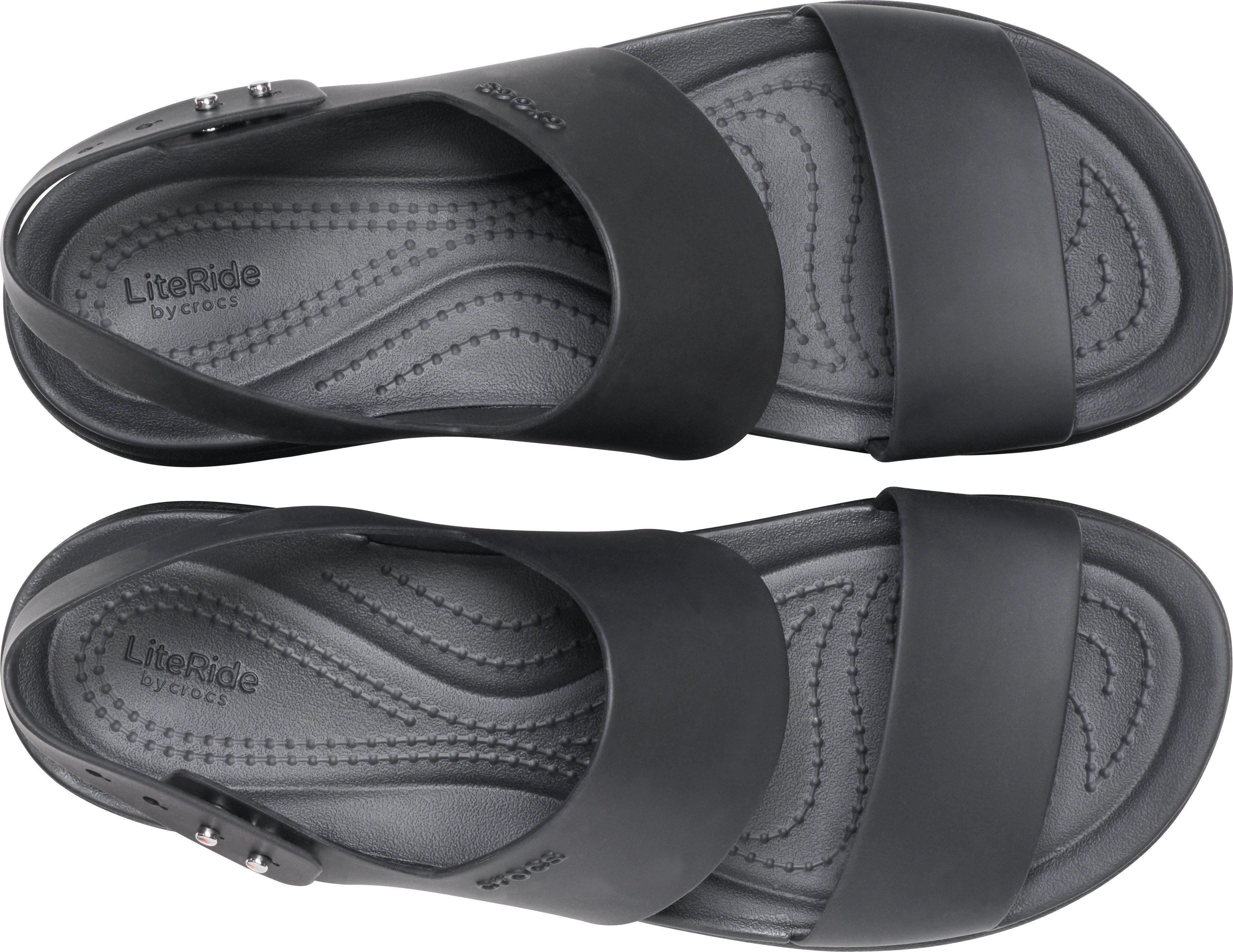 Crocs Brooklyn Low Wedge Keilsandalette, Sommerschuh, Sandale, Keilabsatz, mit modischer Plateausohle