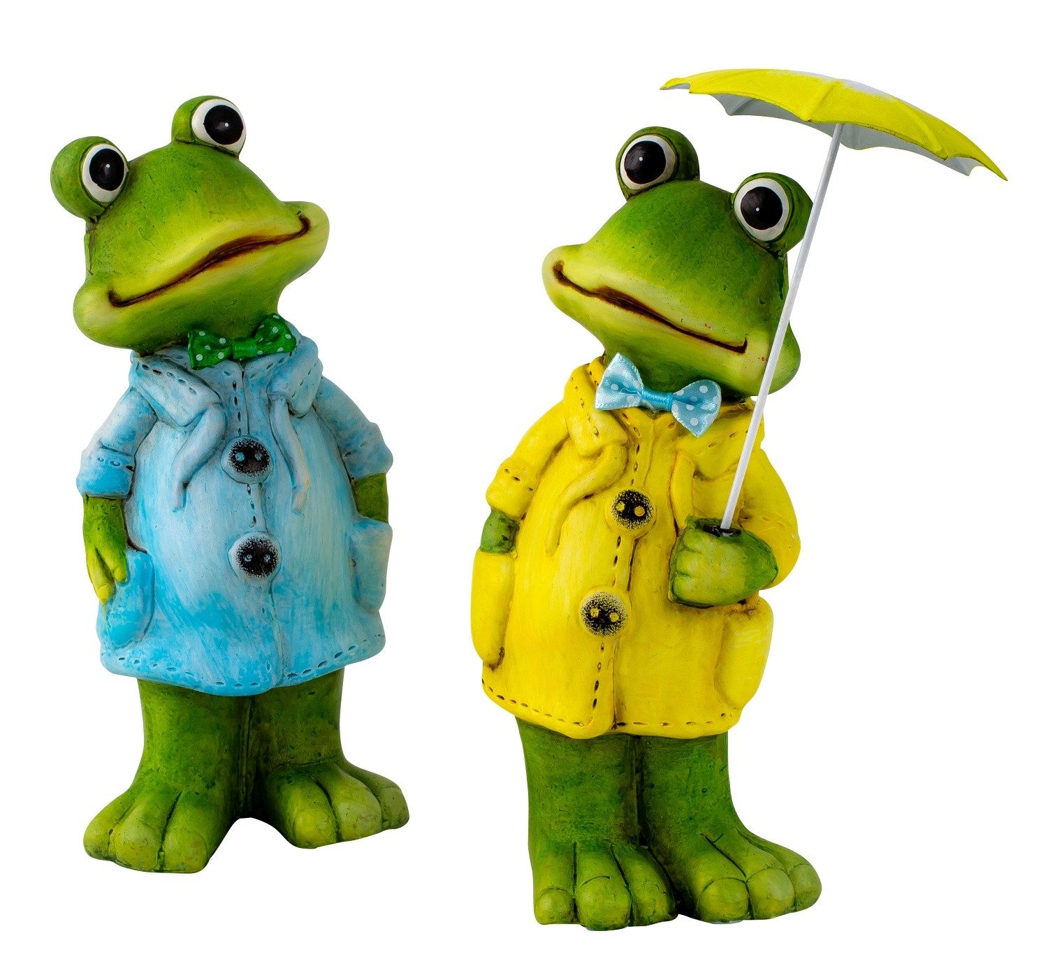 MF Comicfigur Froschfiguren Set Rainy Day Duo Keramik Dekofiguren 20cm (2 St)