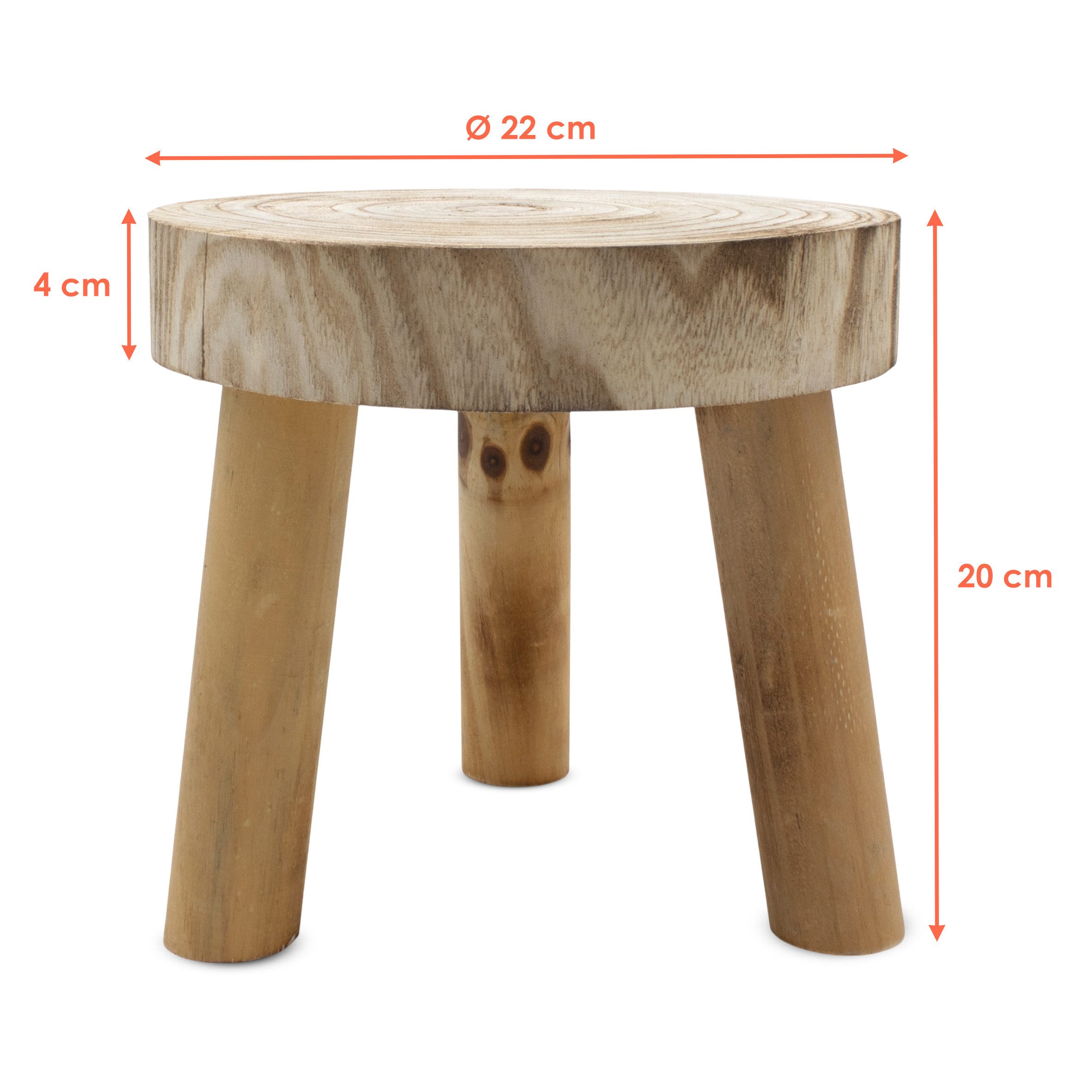 Spetebo Blumenhocker Baumscheibe rund natur - 22 x 20 cm (Anzahl, 1 St., St günstig online kaufen