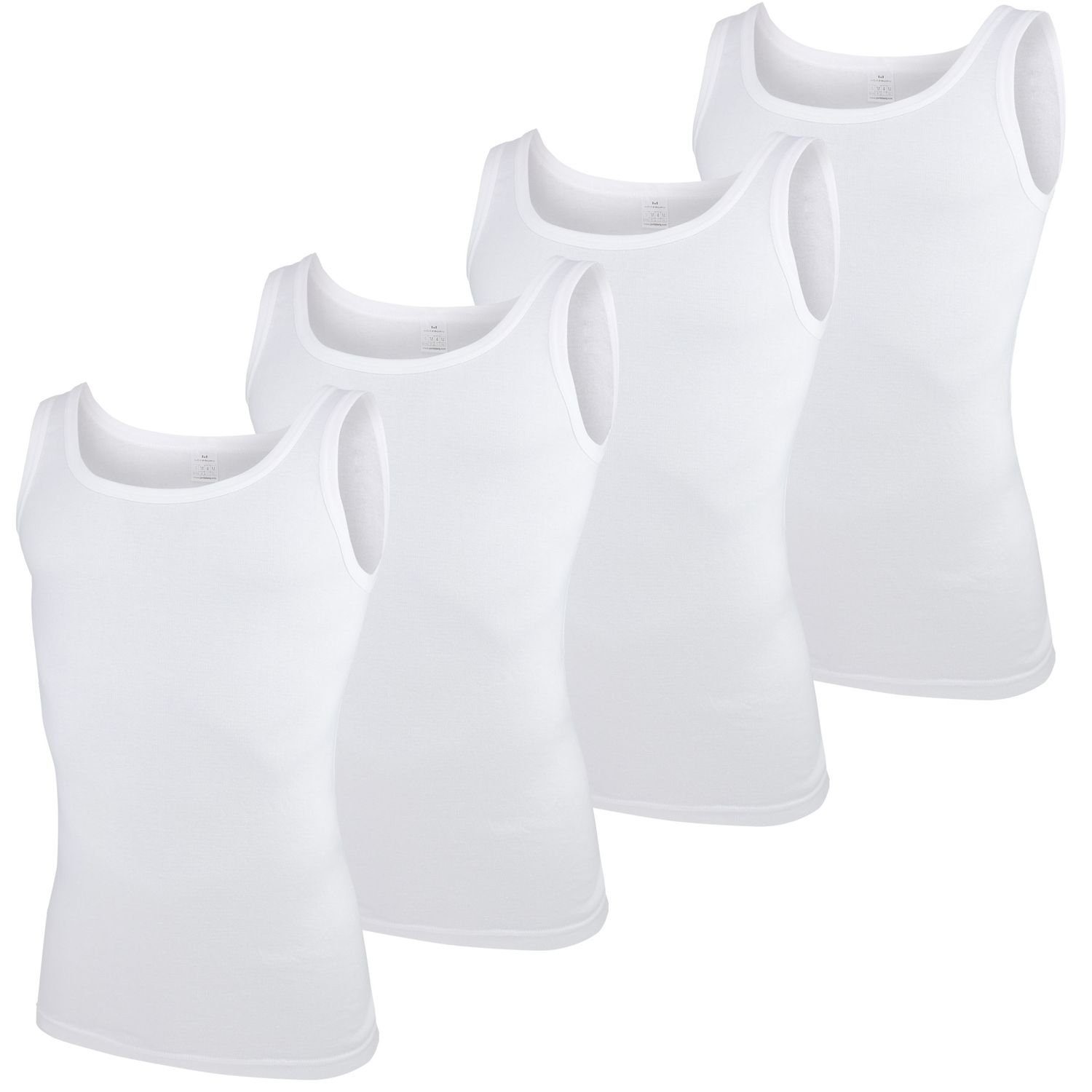 GÖTZBURG Unterhemd (Mehrpack, 4-St) Achselhemden in Feinripp, atmungsaktiv, günstig online kaufen