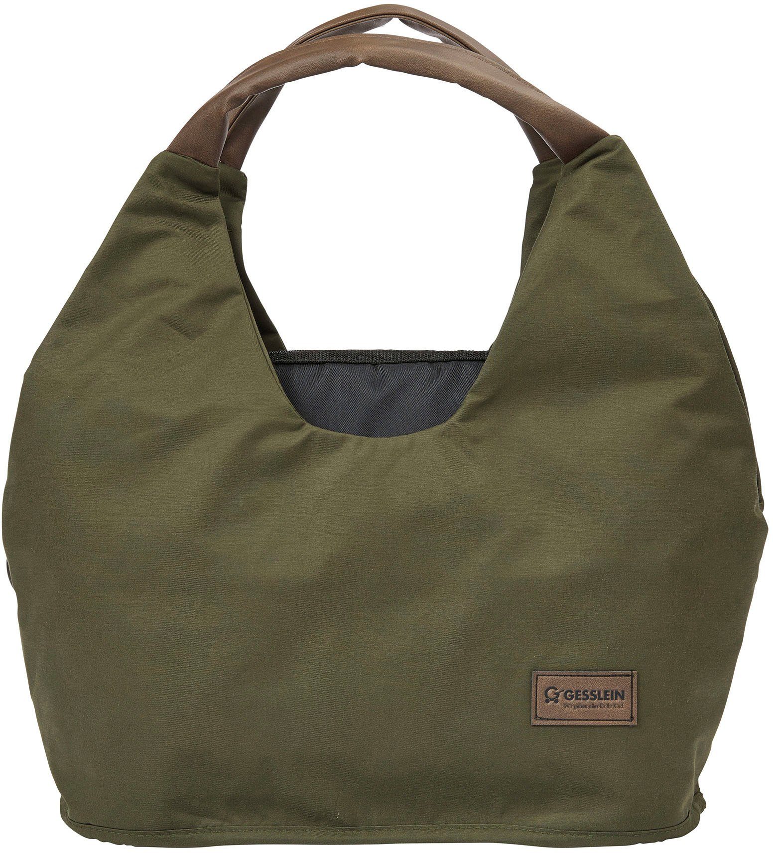 Gesslein Wickeltasche N°5, aqua mint, mit Wickelauflage und Flaschenhalter, Made in Germany