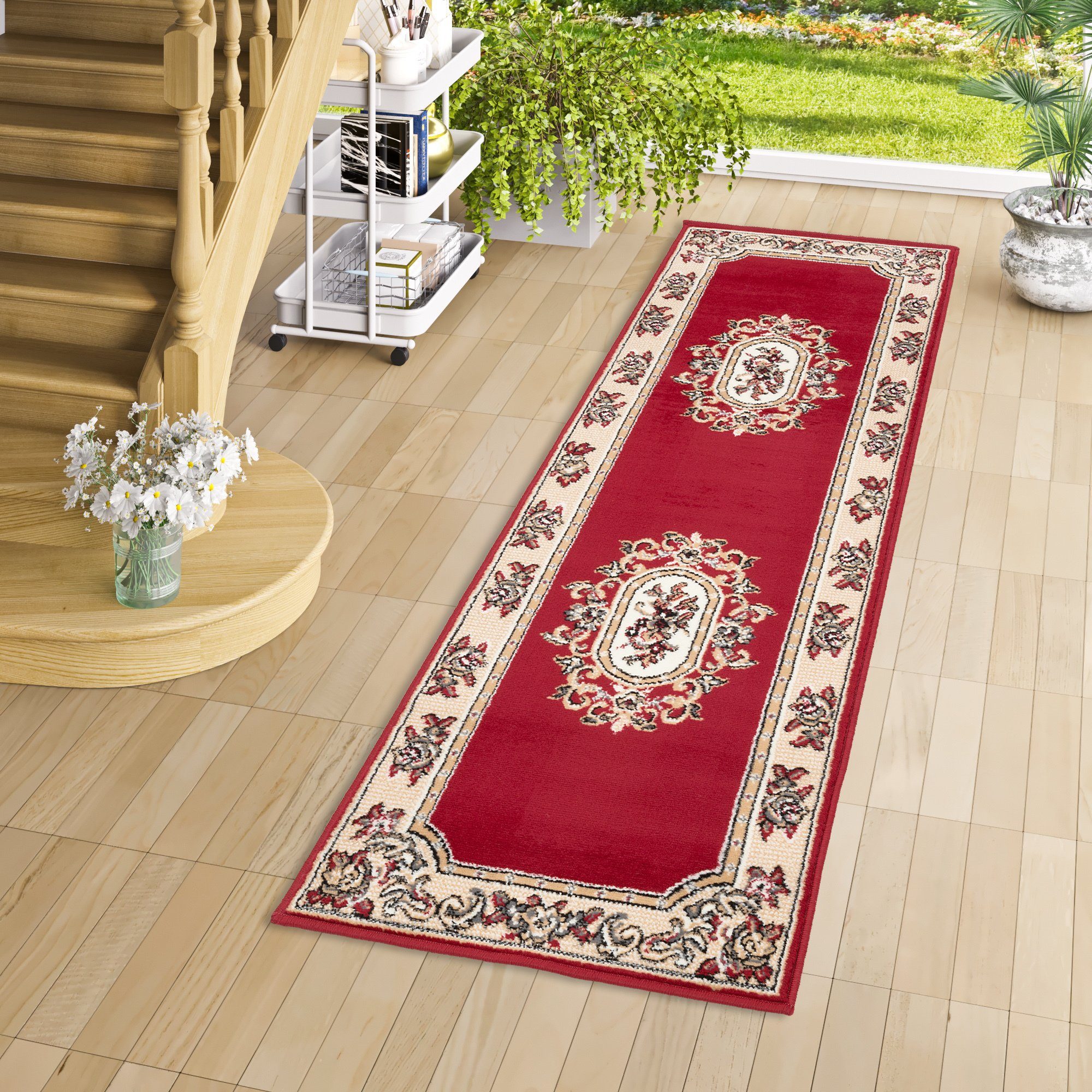 Pergamon Läufer Orient Velours Teppich Läufer Trendline, Rechteckig, Höhe: 8 mm