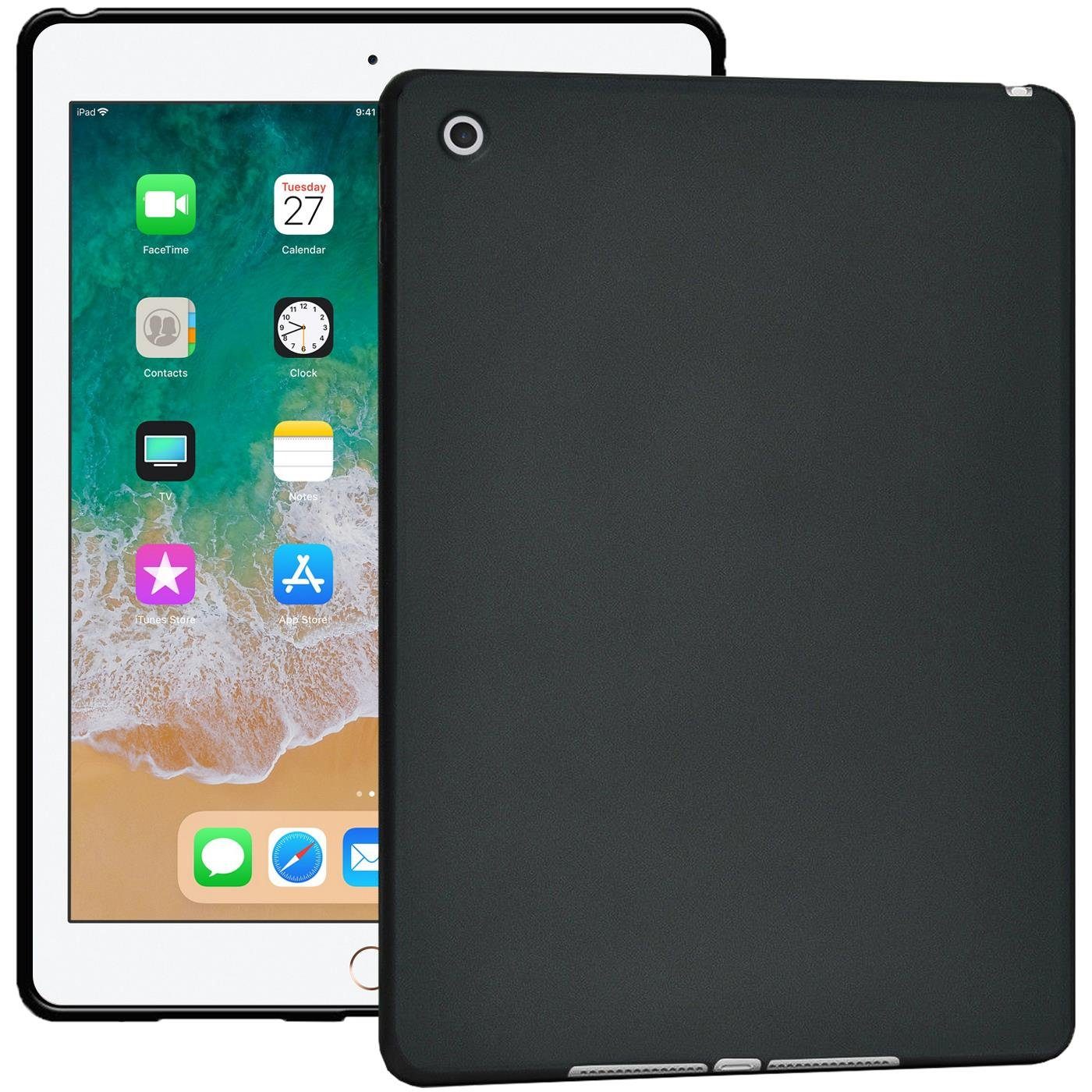 CoolGadget Tablet-Hülle Silikon Case Tablet Hülle Für iPad (2017/2018) 24,6  cm (9,7 Zoll), Hülle dünne Schutzhülle matt Slim Cover für Apple iPad 9.7