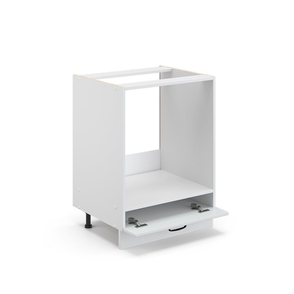 Vicco Herdumbauschrank Fame-Line, Weiß Landhaus/Weiß, 60 cm ohne Arbeitsplatte (1-St) – Bild 5 von 5