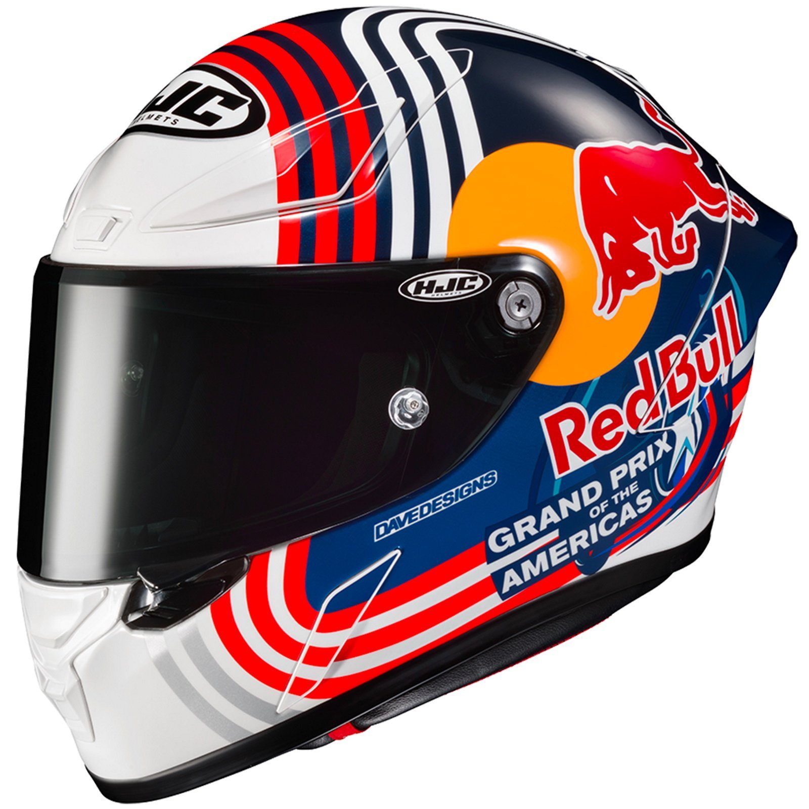 HJC Motorradhelm HJC RPHA 1 Red Bull Austin GP MC21 Integralhelm
