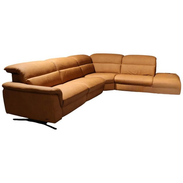 himolla Ecksofa Ecksofa Spektral 1352 Leder 27 Leonessa Almond Braun Kufe günstig online kaufen