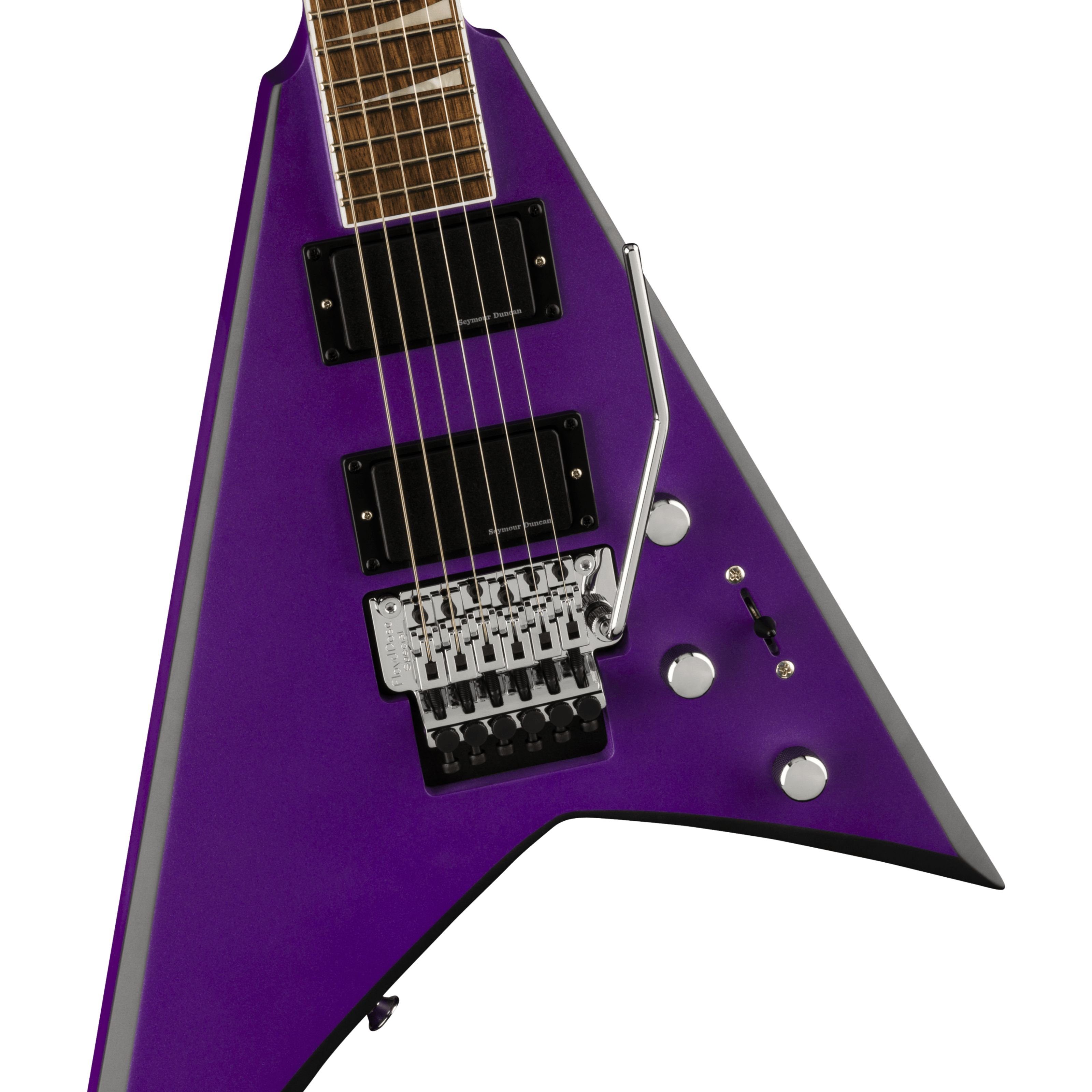 Jackson E-Gitarre, E-Gitarren, Andere Modelle, X Series Rhoads RRX24 Purple Metallic with Black Bevels - E-Gitarre