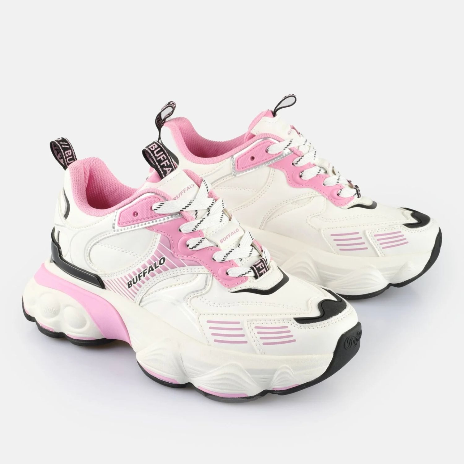 Buffalo Sneaker TRUCK Weiß/Pink/Schwarz 40 Sneaker