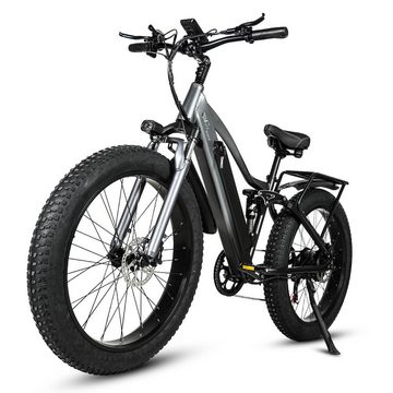 DOTMALL E-Bike Vollgefedertes Offroad Mountainbike CMACEWHEEL TP26 Fat E-MTB