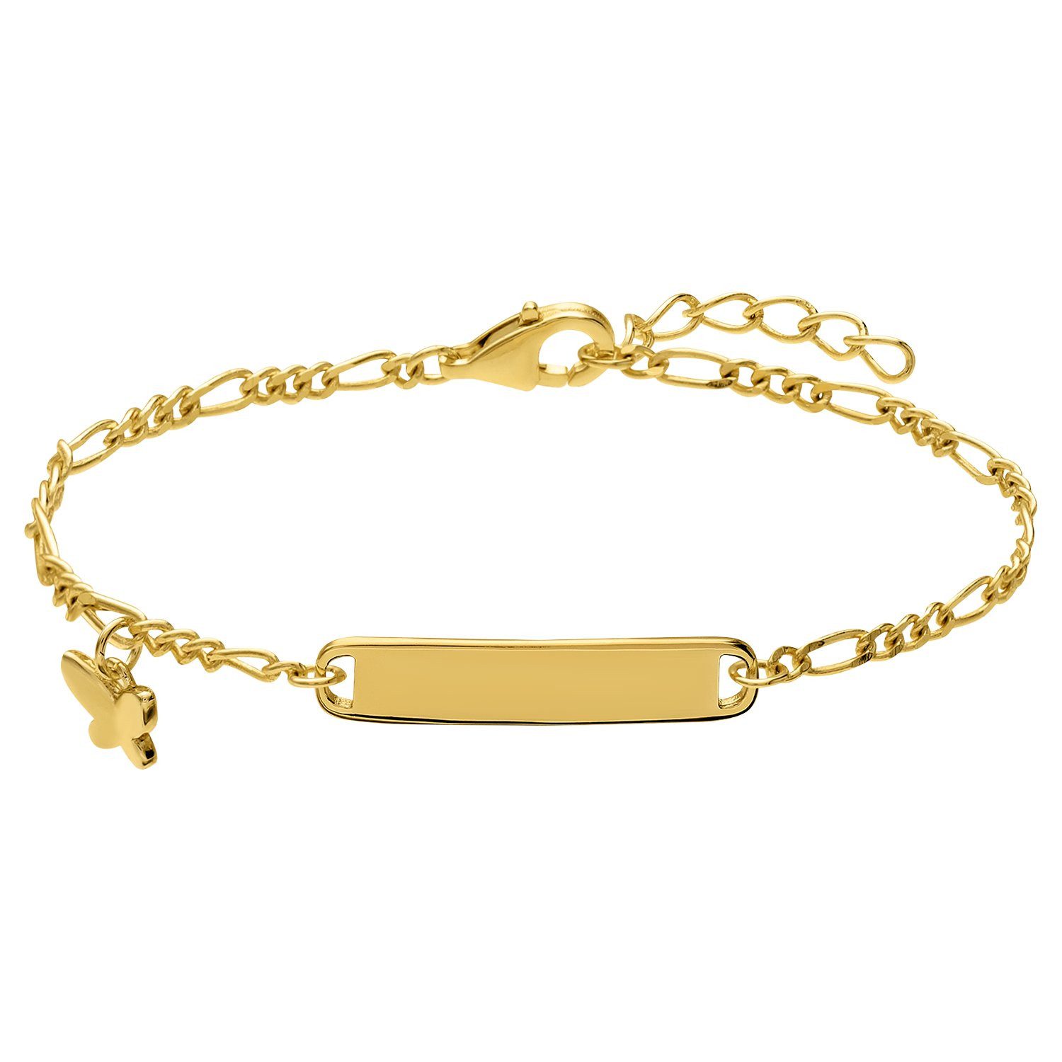 LUCARDI Armband mit Gravur Armband - 925 Silber - Gold - Kinder