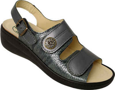 Franken-Schuhe »Franken Schuhe Damen Sandale 4020-13 basalt blau« Sandale