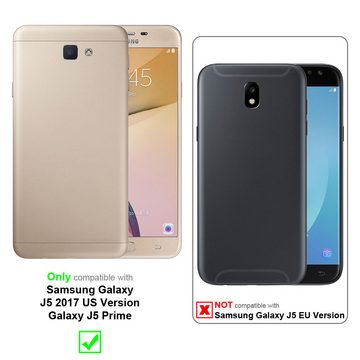 Cadorabo Handyhülle Samsung Galaxy J5 2017 US Version Samsung Galaxy J5 2017 US Version, Klappbare Handy Schutzhülle - Hülle - mit Standfunktion und Kartenfach