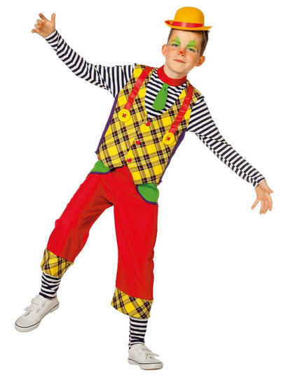 Metamorph Kostüm Clown Oleg, Kunterbunte Klamotte für kleine Knallchargen