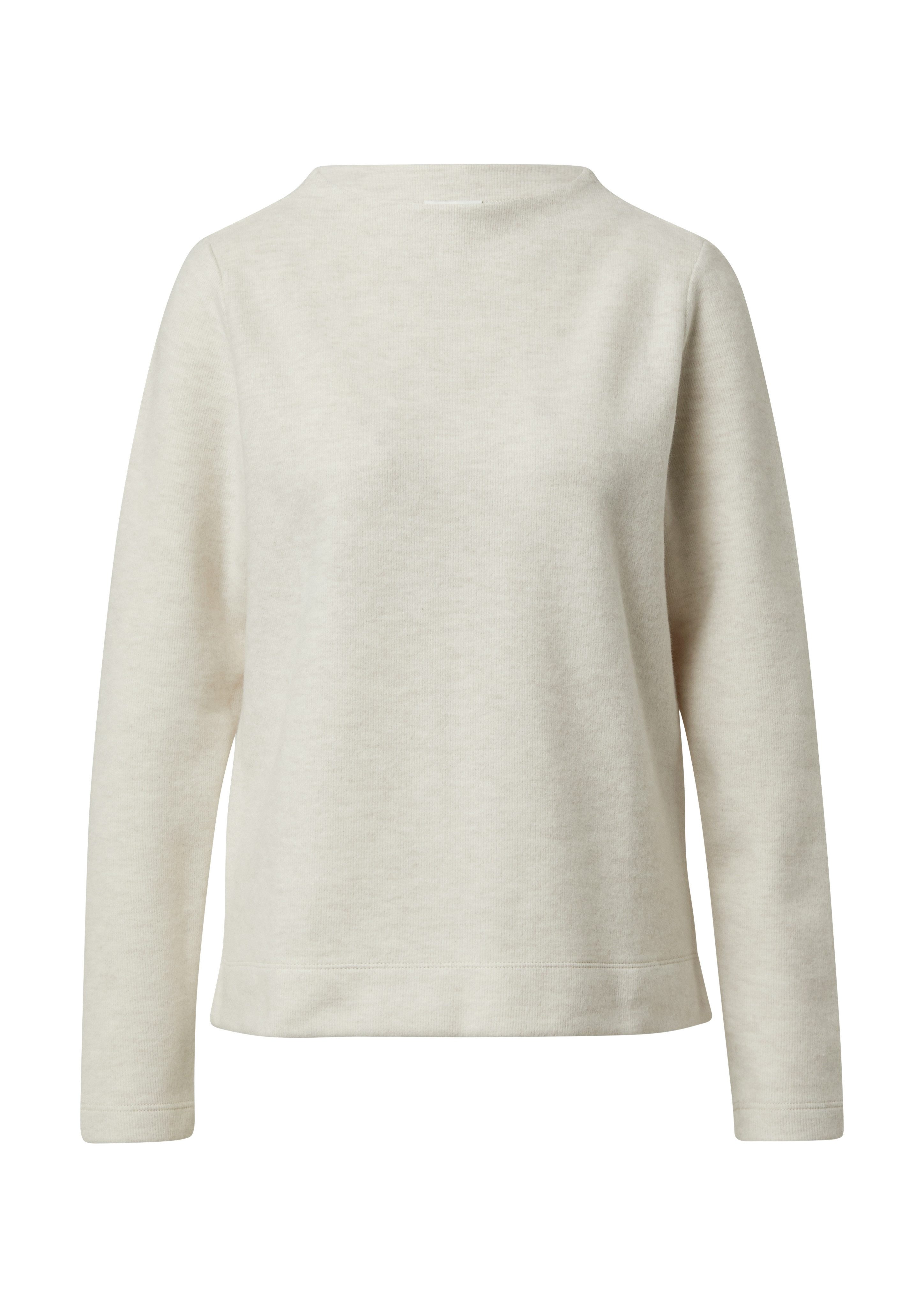 s.Oliver Sweatshirt mit kleinem Stehkragen/Turtleneck