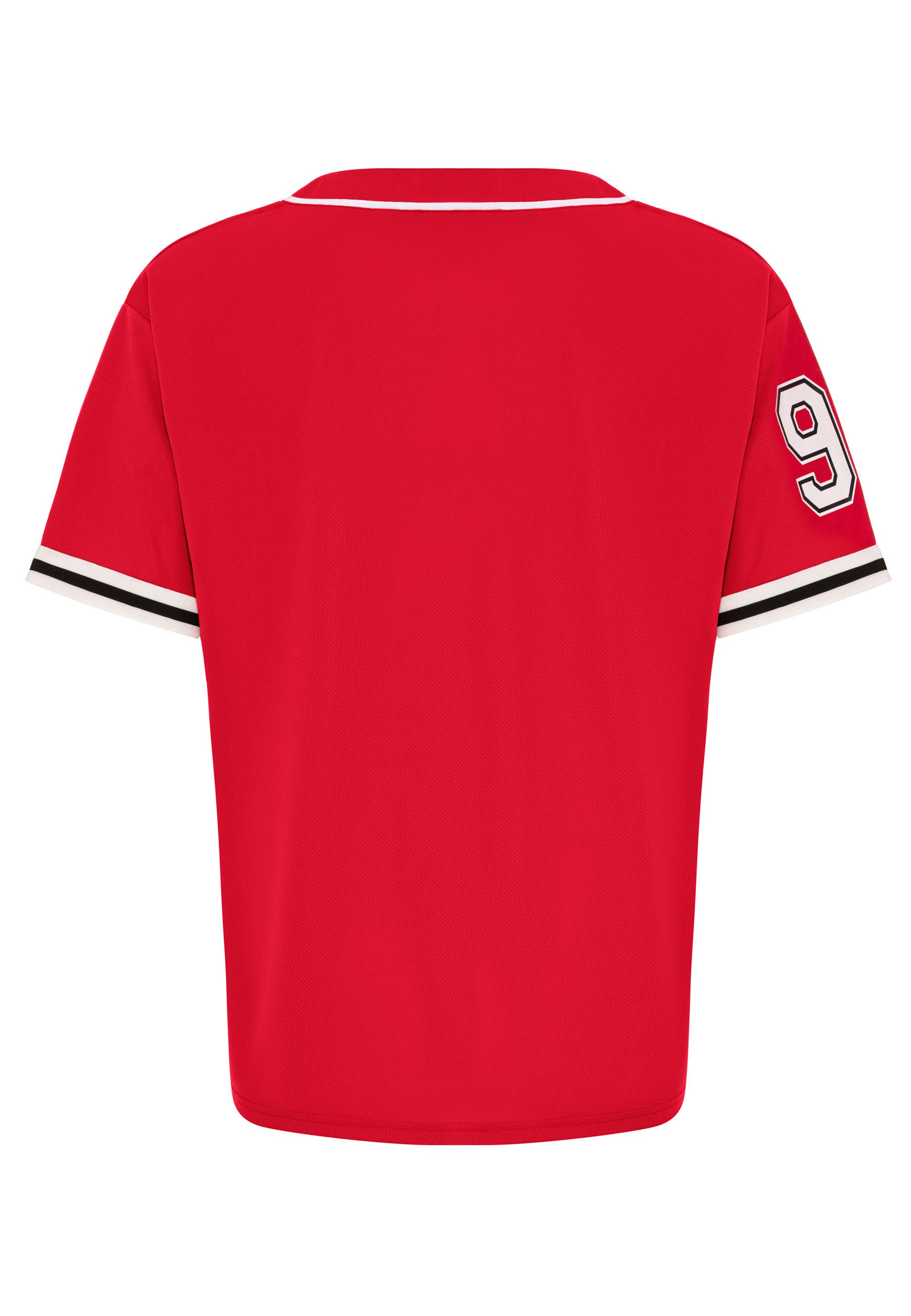 RedBridge T-Shirt mit Knopfleiste - Baseball-Shirt günstig online kaufen