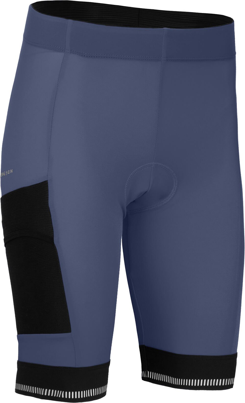 Bermuda (mit Radshorts, bielastisch, Fahrradhose Damen Bergson blau Sitzpolster) Normalgrößen, SUNDRA indigo tight, COMFORT