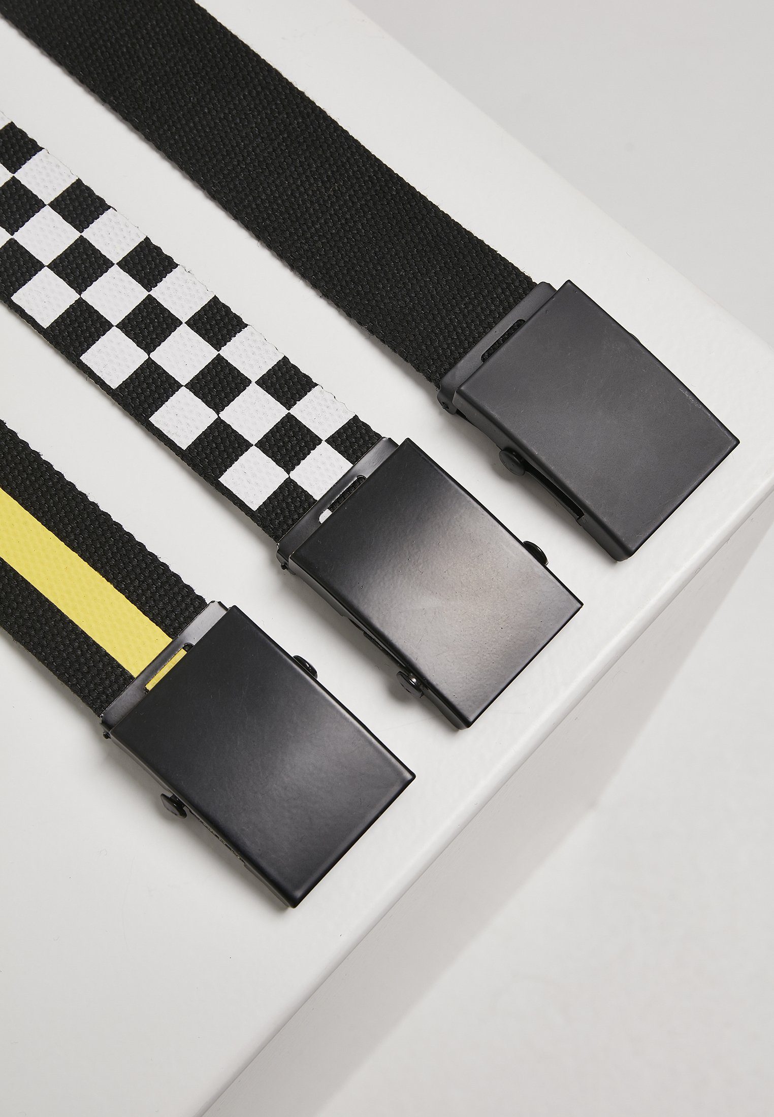 URBAN black-white-yellow Trio Hüftgürtel Belts CLASSICS Accessoires
