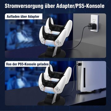 ombar Dual-USB-Ladestation für PS5 PlayStation-Ladegeräte Controller-Ladestation (1-tlg)