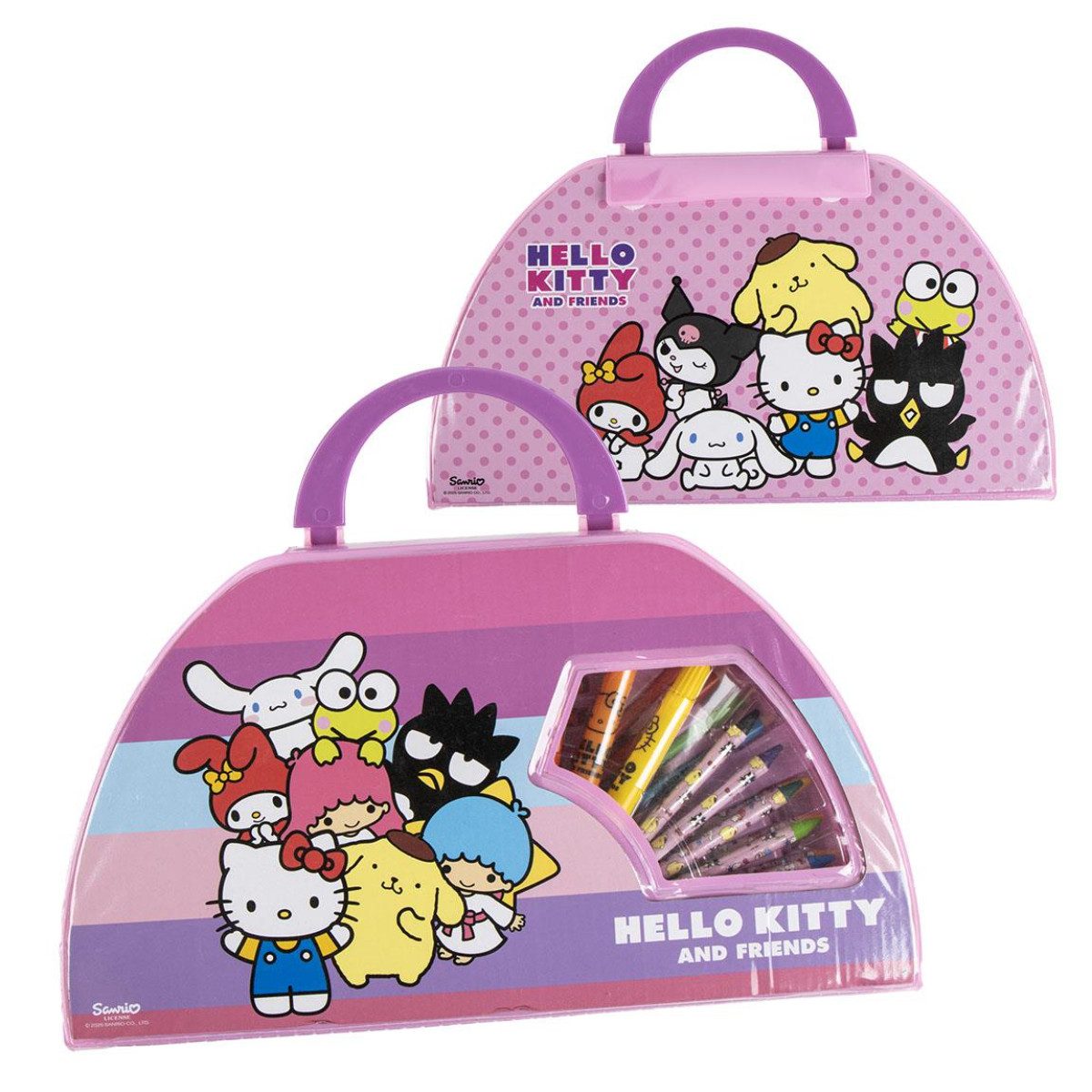 Cerda Kreativset Hello Kitty Ausmal- und Schreibset – Kreatives 50-teiliges Malset, (Mal- und Zeichen-Set für Kinder, Schreib- und Malset mit 50 Teilen)