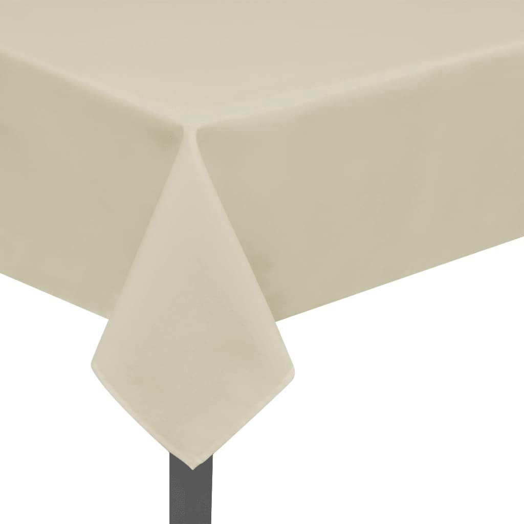 Hussen-Set Tischdecken 5 Stk Creme 170x130 cm, furnicato