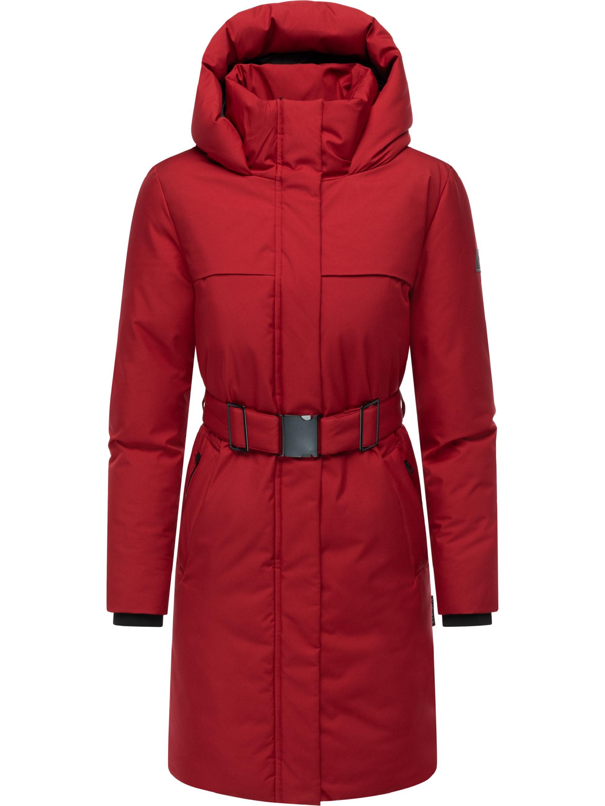 Navahoo Wintermantel Gipfelspass XIV Warmer Winterparka mit Taillengürtel günstig online kaufen