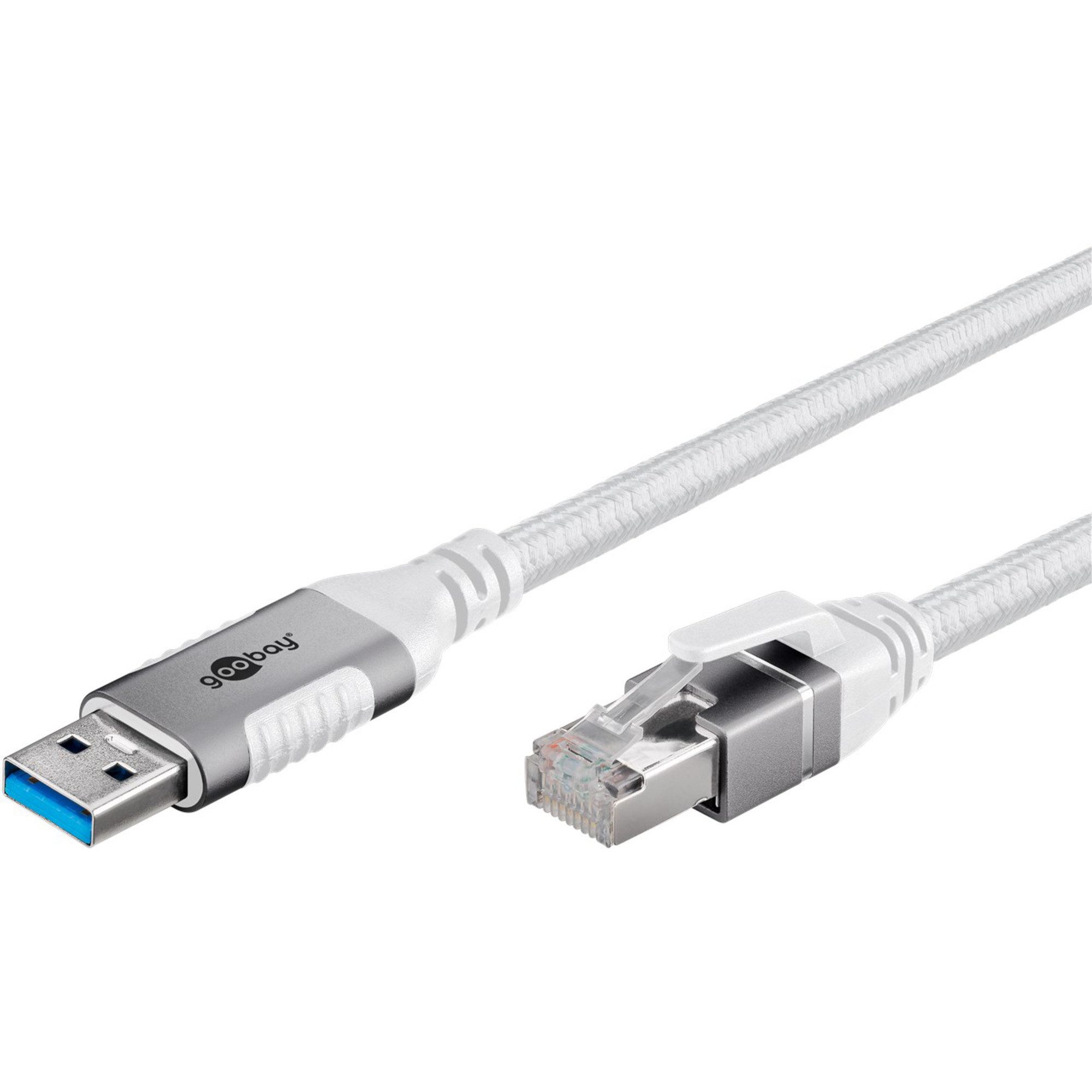 goobay Ethernet-Kabel USB-A 3.2 Gen1 Stecker > Computer-Kabel