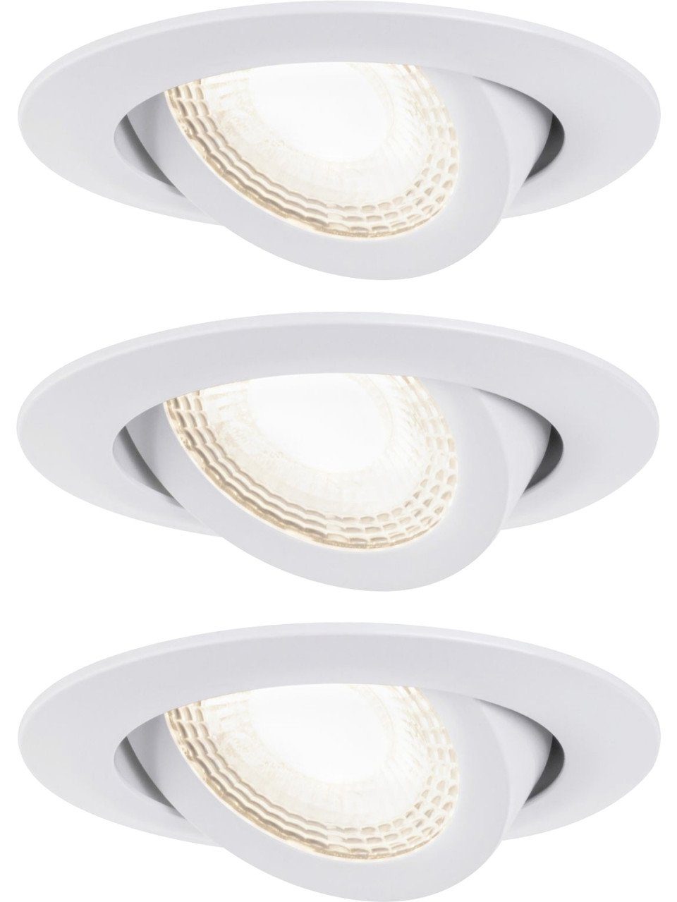 Paulmann LED Einbaustrahler Paulmann LED Einbauleuchte weiß matt schwenkbar günstig online kaufen