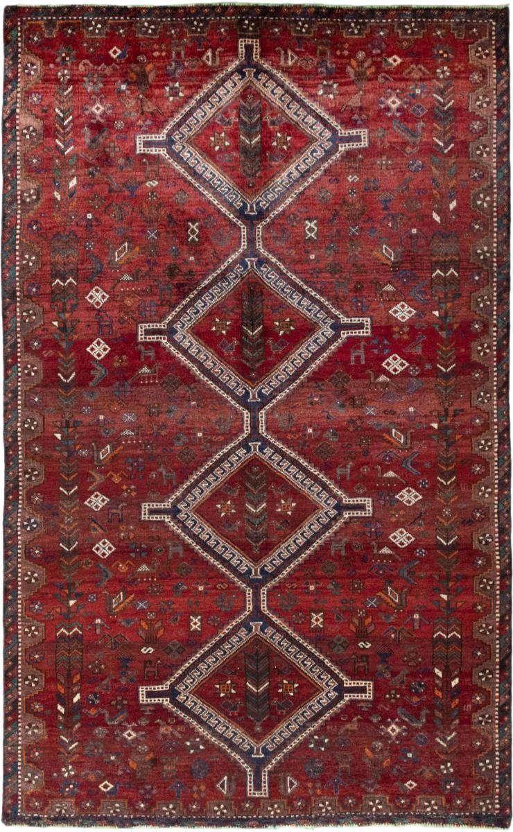 Orientteppich Shiraz 170x286 Handgeknüpfter Orientteppich / Perserteppich, Nain Trading, rechteckig, Höhe: 10 mm