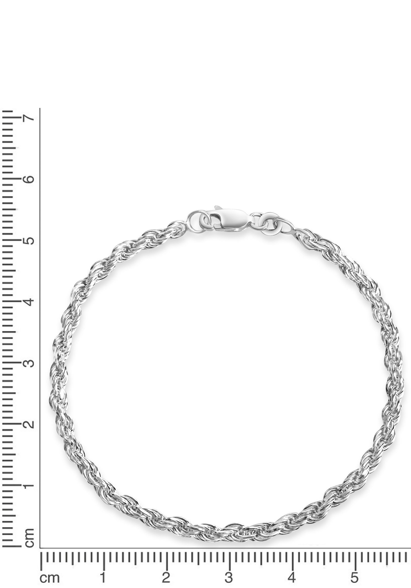 Firetti Armband Schmuck Geschenk Silber 925 Armschmuck Armkette Armband Kordelkette, Made in Germany