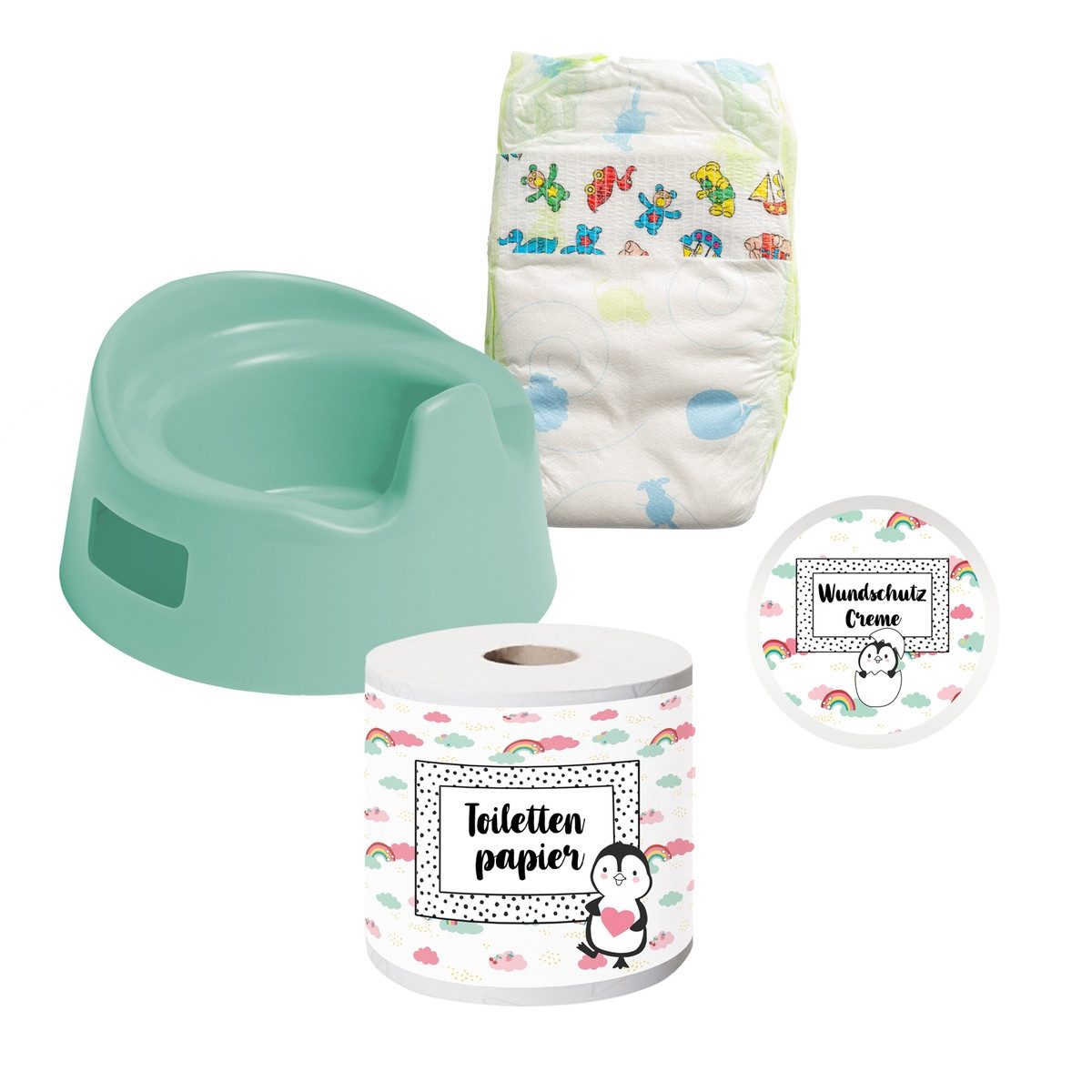 Heless Babypuppe Töpfchenset Pinguin
