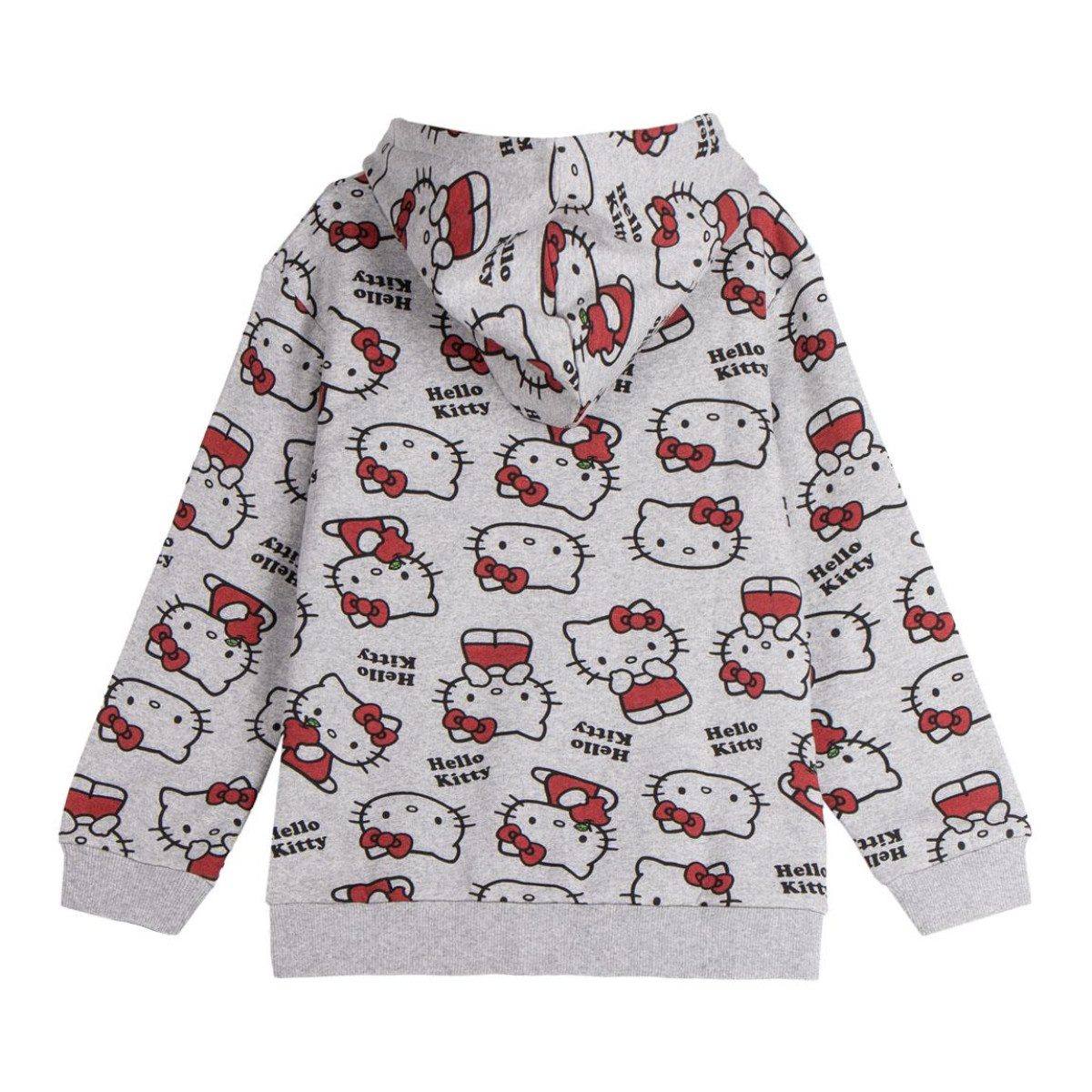 Cerda Kapuzensweatshirt Hello Kitty Kapuzenpullover – Hoodie bequem für Schule & Alltag – Bild 2 von 3