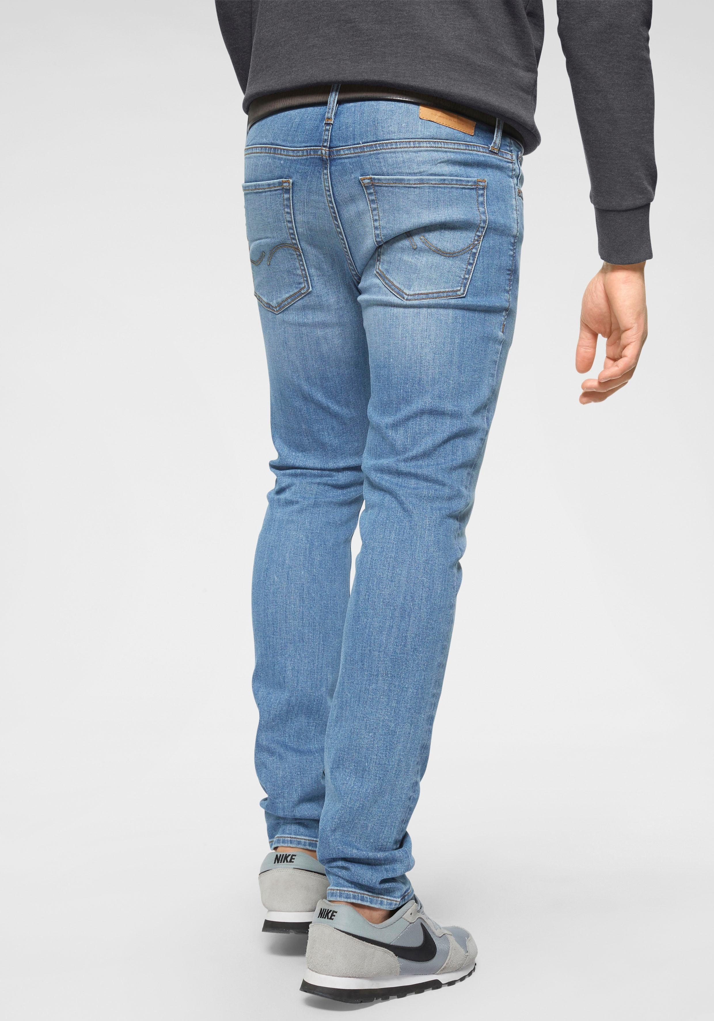 Jack & Jones Slim-fit-Jeans JJIGLENN Slim-Fit mit Stretch und praktischer 5-Pocket-Form Baumwollmischung, slim fit