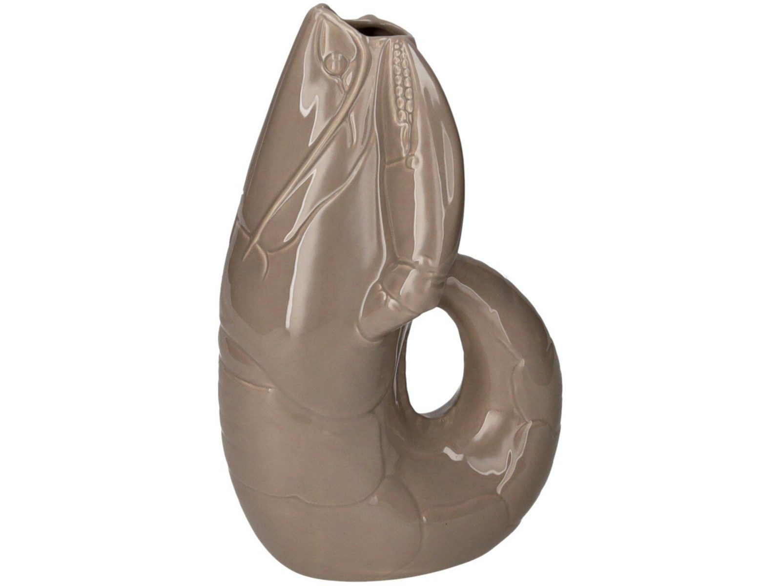 Giftcompany Dekovase Madame Crevette Hummer Vase L sandstone 32cm (Vasen)